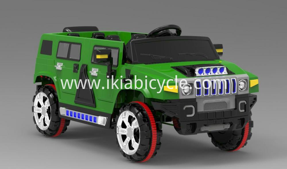 Ekirabo ky’abaana super ride ku mmotoka .